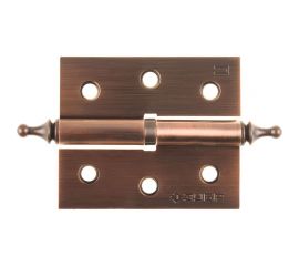 Дверная разъемная петля Зубр Эксперт 1 подшипник цвет старая медь AC правая с крепежом 75x63x2.5 мм 2 шт. 37605-075-6R 