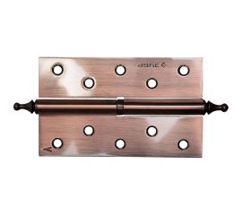 Дверная разъемная петля Зубр Эксперт 1 подшипник цвет старая медь AC левая с крепежом 125x75x2.5 мм 2 шт. 37605-125-6L 