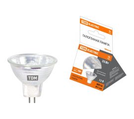 Галогенная лампа с отражателем TDM MR16, 35 Вт, 12 В, GU5.3 SQ0341-0006 