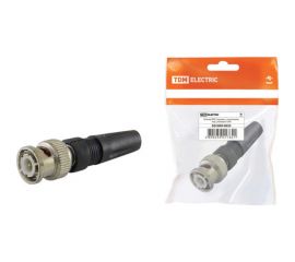 Штекер BNC TDM под винт, с колпачком, индивидуальная упаковка SQ1809-0035 