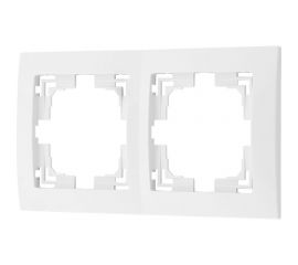 2-местная рамка Bylectrica серия УЮТ, без декоративной вставки, белый ЮЛИГ.735212.280 
