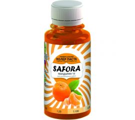 Колеровочная паста SAFORA мандарин 100 мл 14 
