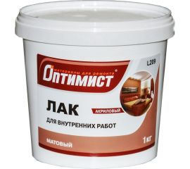 Матовый лак ОПТИМИСТ L209 1кг 00-00001576 