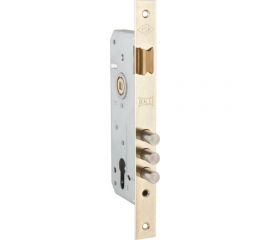Корпус врезного замка с защёлкой KALE KILIT 152/3MR (45 мм) w/b латунь 1081 