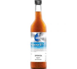 Атмосферостойкая краска Krafor БТ-177 бронзовая 0.5 л 12 30772 