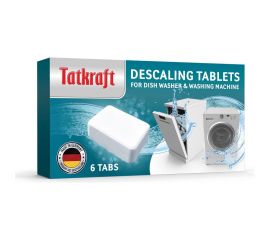 Таблетки для посудомоечной и стиральной машины Tatkraft от накипи, 6 шт 12776 