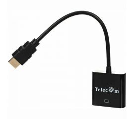 Кабель-переходник Telecom, HDMI M - VGA F TA558 