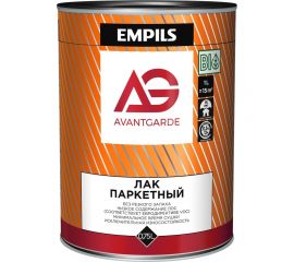 Паркетный лак Avantgarde высокой твердости, полуматовый, бесцветный, 0.75 л, 0.8 кг 75862 