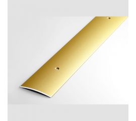 Порог прямой алюминиевый (44,5 мм, 1,8 м, порошковое покрытие, Золото) ЛУКА 00000002281 