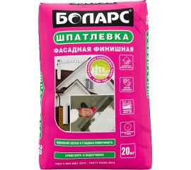 Фасадная финишная шпатлевка БОЛАРС 2100 20 кг 00000007464 