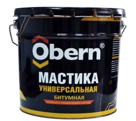Мастика BLACK битумная универсальная 15 кг Obern 21387 