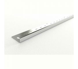 Профиль окантовочный под плитку ЛУКА (6 мм, 2,7 м, полированная нерж. сталь) УТ000042838 