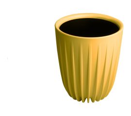 Пластиковый горшок с вкладкой liveingreen СИГМА медовый, диам. 25 см, высота 10.2 см, 10.2 л СИ25-34 