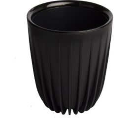 Пластиковый горшок с вкладкой liveingreen СИГМА ЧЕРНЫЙ диам. 25 см, высота 30 см, 10.2 л СИ25-75 