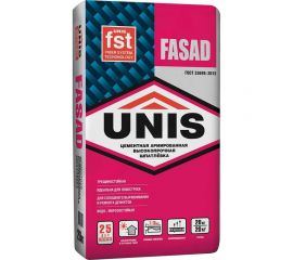 Цементная шпатлевка UNIS Fasad 20 кг 4607005185525 