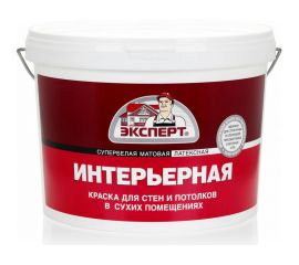 Краска интерьерная супербелая ЭКСПЕРТ 14 кг 16011 