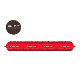 Акриловый герметик ECOROOM AS-12 паропроницаемый, 600 мл, RAL 8017 E-Герм-7051/8017 