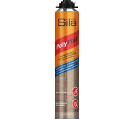 Полиуретановый напыляемый утеплитель Sila PRO POLYPLUS 850 мл SPPOLS 