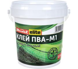 Универсальный клей ПВА Movatex М1 elite 0.5 кг Т02309 