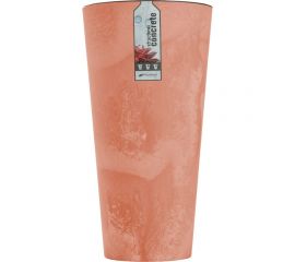 Кашпо для цветов Prosperplast Tubus Slim Beton Effect терракотовое, 2 предмета 35 и 64 л DTUS400E-R624 
