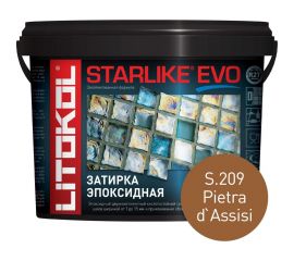 Эпоксидный состав для укладки и затирки мозаики LITOKOL STARLIKE EVO S.209 PIETRA D`ASSISI 499210005 