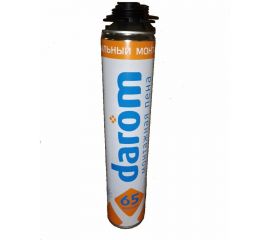 Монтажная пена DAROM профессиональная, 65 литров, зима, 850 мл 10006 