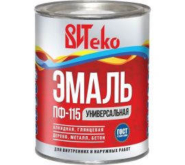 Эмаль Царицынские краски Витеко ПФ-115, зеленая, 0.8 кг 16083 