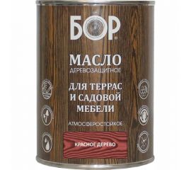 Деревозащитное масло для террас и садовой мебели Бор красное дерево, банка 0,64 кг 4690417074174 
