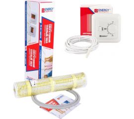 Комплект теплого пола ENERGY мат 1,65 - 260 Вт с терморегулятором TK04 УТ-УТ-01034 
