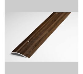 Порог разноуровневый алюминиевый декоративный (39,4 мм, 1,8 м, Венге) ЛУКА 00000001897 