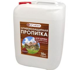 Огнезащитная водорастворимая пропитка ОГНЕЗА-ПО-Д с колером, с биозащитными добавками 105093 