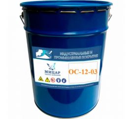 Органосиликатная композиция Мицар ОС-1203 25 кг черный 560 