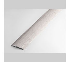 Порог прямой скрытый алюминиевый декоративный (35 мм, 1,8 м, Ясень белый) ЛУКА УТ000023164 