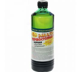 Термостойкая эмаль НОВБЫТХИМ черная, 0.5 л 2514 