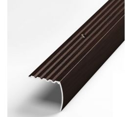 Порог угловой алюминиевый (30х27 мм; 0.9 м; декоративный; дуб венге) Лука УТ000003104 