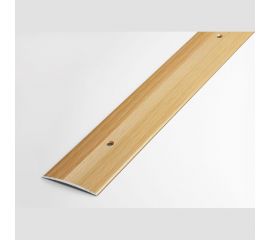 Порог прямой алюминиевый декоративный (37 мм, 1,8 м, Бук натуральный) ЛУКА 00000001463 