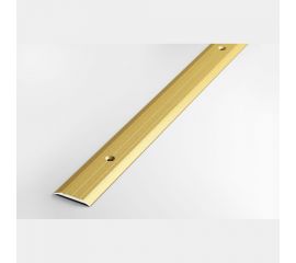 Порог прямой алюминиевый ЛУКА (25 мм, 1,8 м, анодированный, Золото) 00000001334 
