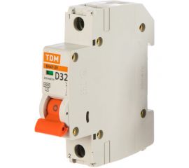 Автоматический выключатель TDM ВА47-29 1Р 32А 4.5кА D SQ0206-0144 