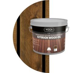 Масло Woca Exterior Wood Oil для наружных работ, водная основа, Лесной орех (Hazelnut), 2.5 л 618425 