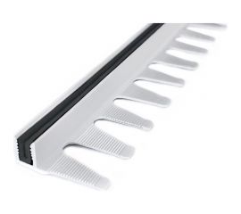 Универсальный крепеж РУССКИЙ ПРОФИЛЬ для Т-образного стыка, 8-12 мм, 0.9 мм, алюминиевый, с резиновой вставкой, 10 шт. 4680427057403 