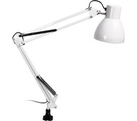 Настольный светильник Smartbuy под лампу E27 на струбцине, белый SBL-DLc-E27-w 