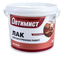 Акриловый лак Оптимист (матовый; 3 кг) OPL005 