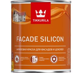 Краска TIKKURILA FACADE SILICON силикон модифицированная для фасадов, глубокоматовая, база A 5л 700011475 