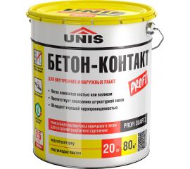 Грунтовка UNIS Бетон-Контакт Profi 20 кг 4607005183583 