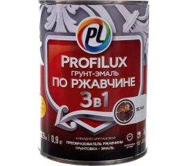 Грунт-эмаль Profilux по ржавчине 3в1 белая 0,9 кг Н0000003471 