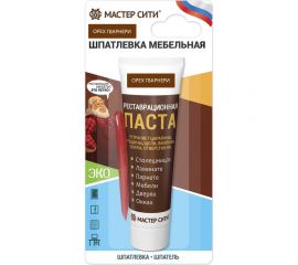 Реставрационная паста Мастер Сити (туба 30 мл; блистер; орех гварнери) 2091417 