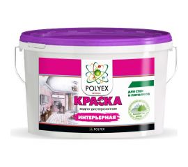 Интерьерная краска для стен и потолков POLYEX (2.8 кг; 4 шт) УТ-00006915 