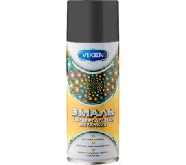 Универсальная эмаль VIXEN VX-19400 металлик графит, аэрозоль, 520 мл 47820 