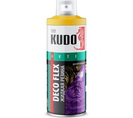 Жидкая резина KUDO DECO FLEX жёлтая KU-5303 