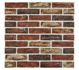 Мягкая самоклеящаяся 3D панель LAKO Барокко (комплект 5 шт.; кирпичная кладка 2; 70x70 см) LKD-5-5015 